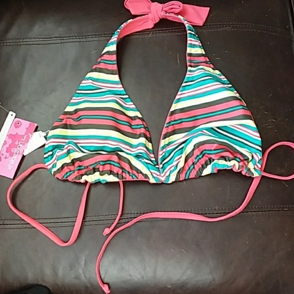 Xhilaration triangle padded reversible bikini top - Picture 1 of 6